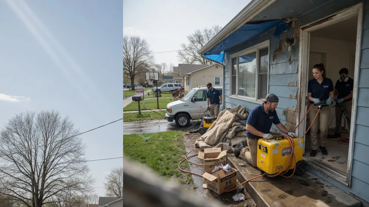 Basement Flood Cleanup in River Falls, WI near me
